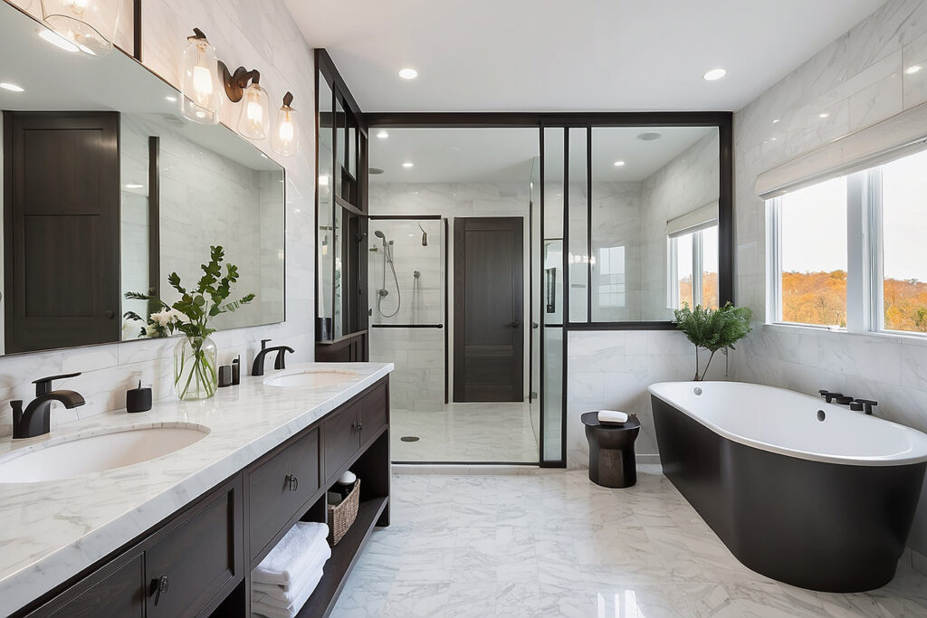 bathroom remodeling work by licensed contractor near Seattle WA