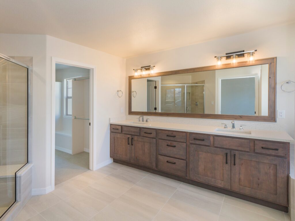 Modern bathroom tile installation and renovation in Tacoma WA