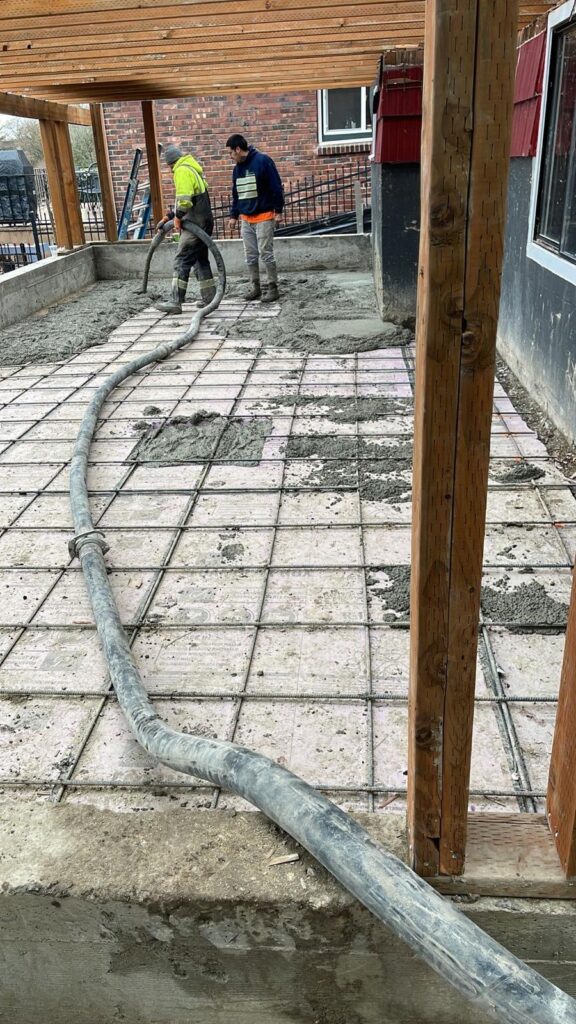 Foundation work by Cascade Pro Inc general contractor