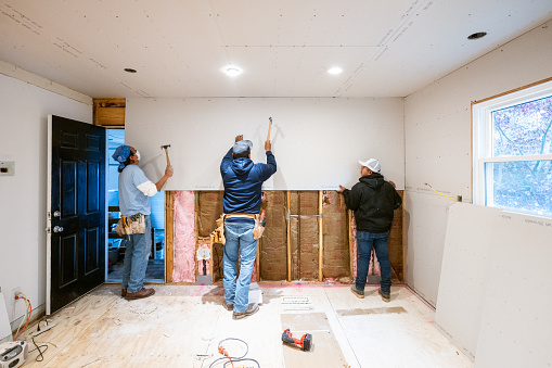 Professional drywall finishing and taping