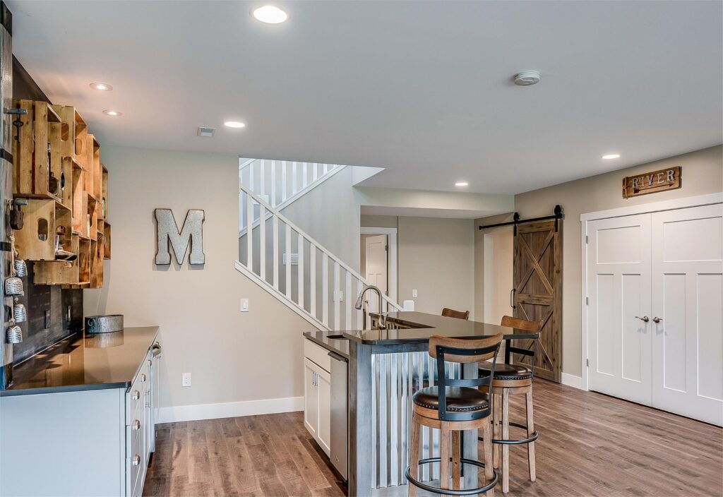 Professional kitchen renovation with new cabinets and countertops