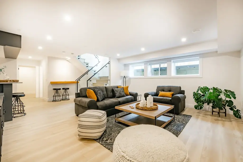 Basement remodeling and finishing in Tacoma WA