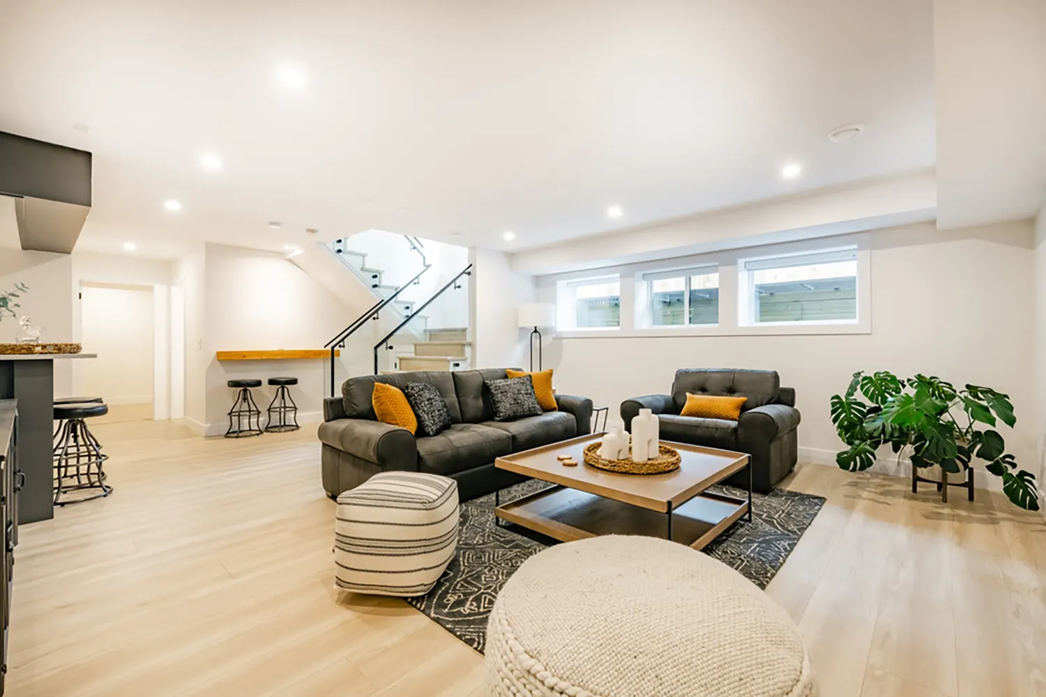 Basement remodeling and finishing in Tacoma WA