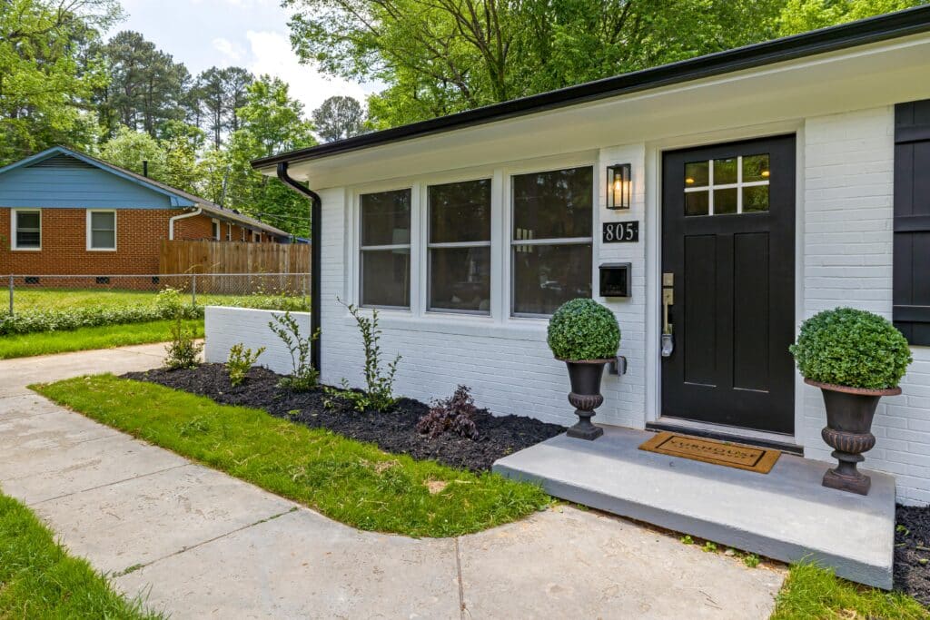 Completed ADU garage conversion with modern siding and landscaping by Cascade Pro in Puget Sound